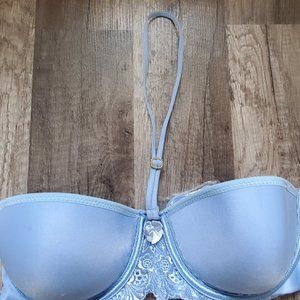 NEW Blue Maidenform Halter Strap Bra - 34B
